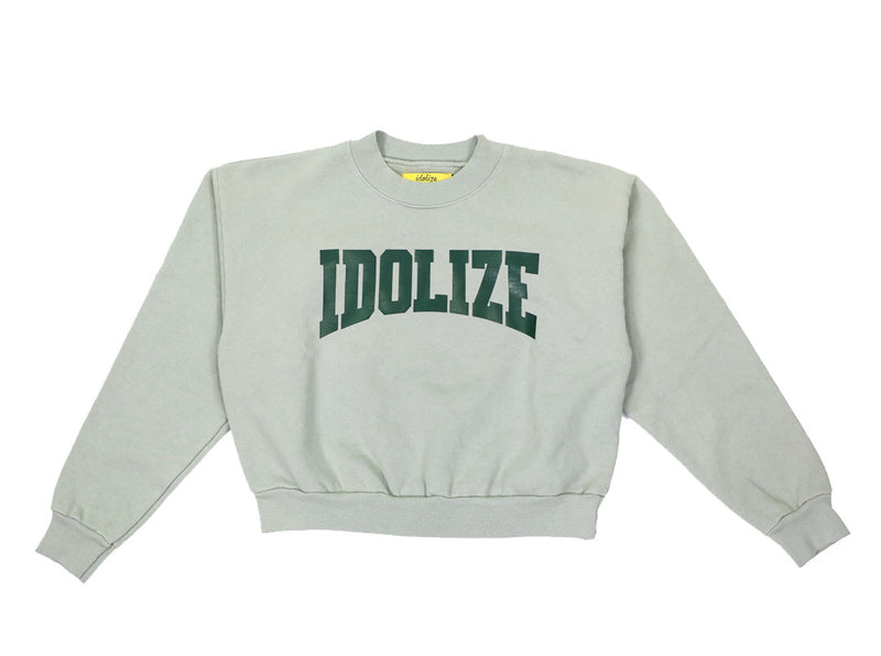 Beverly Cropped Pullover Sage/Forrest