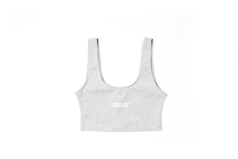 Sierra Crop Top Tank Grey