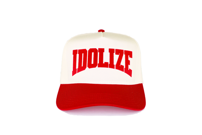 Varsity Baseball Hat Creme/Black