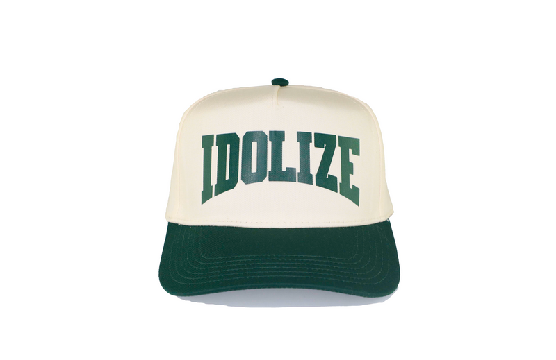 Varsity Baseball Hat Creme/Black